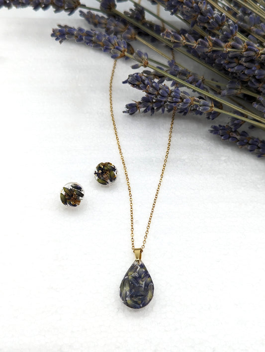 Lavander Necklace Set