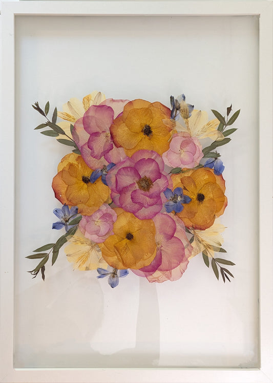 11x14 Pressed Flowers