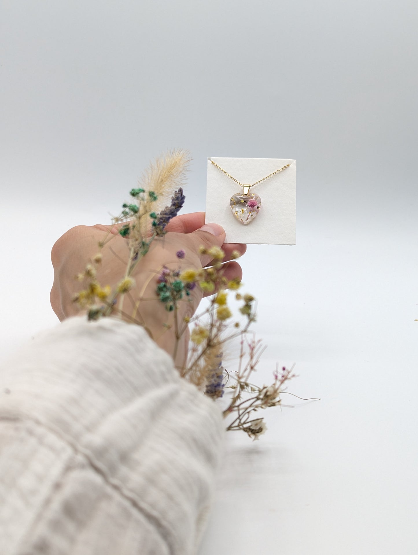 Gypsophila Blossom Necklace