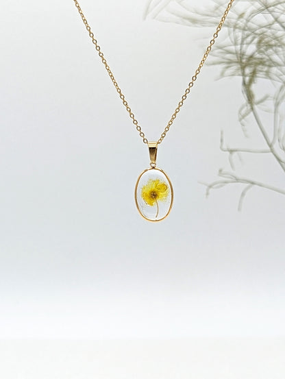 Mimosa Flower Necklace